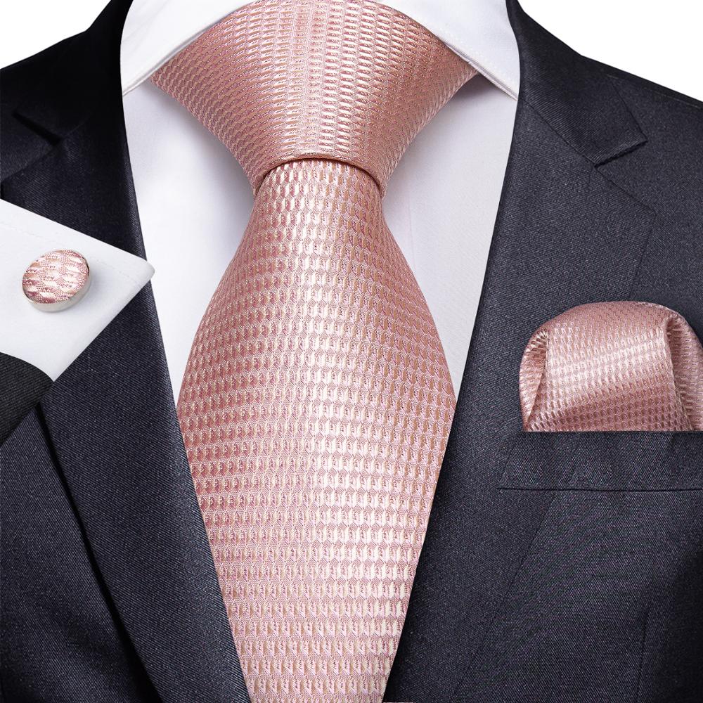 Peach Silk Tie Set - GentCrest
