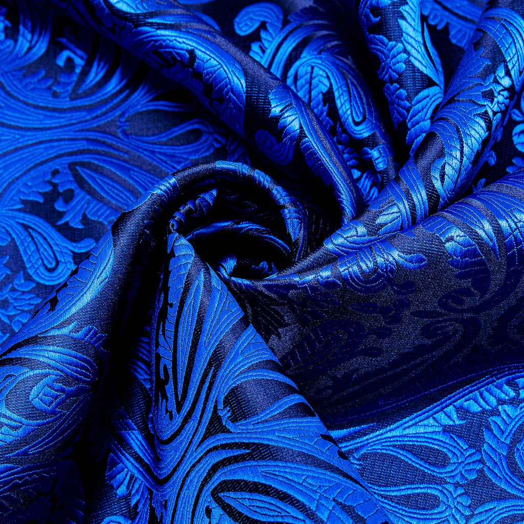 GentCrest Blue Paisley Men's Scarf - Image 4