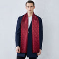 Burgundy Paisley Silk Scarf - GentCrest