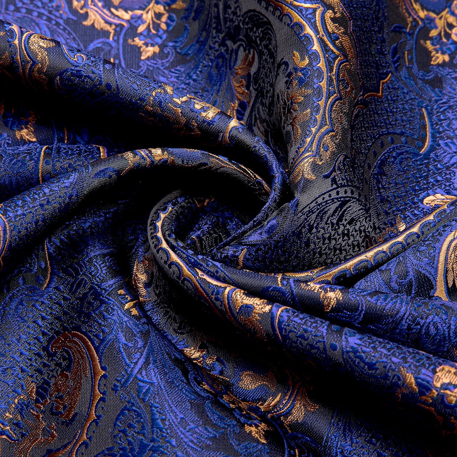 GentCrest Blue Floral Men's Scarf - Image 4