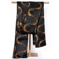 GentCrest Black Floral Scarf - Image 1