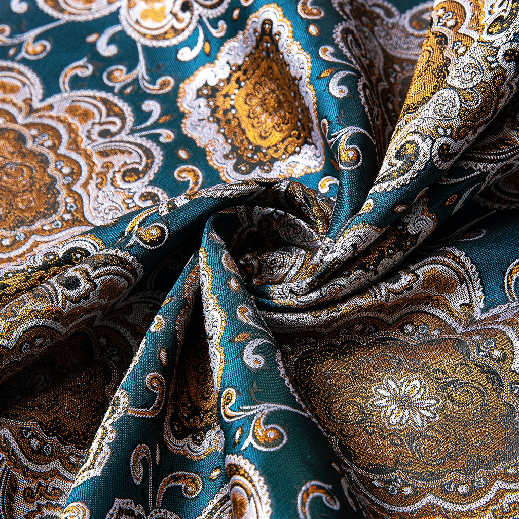 GentCrest Blue Floral Men's Scarf - Image 6