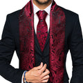 GentCrest Black Paisley Men's Scarf - Image 1