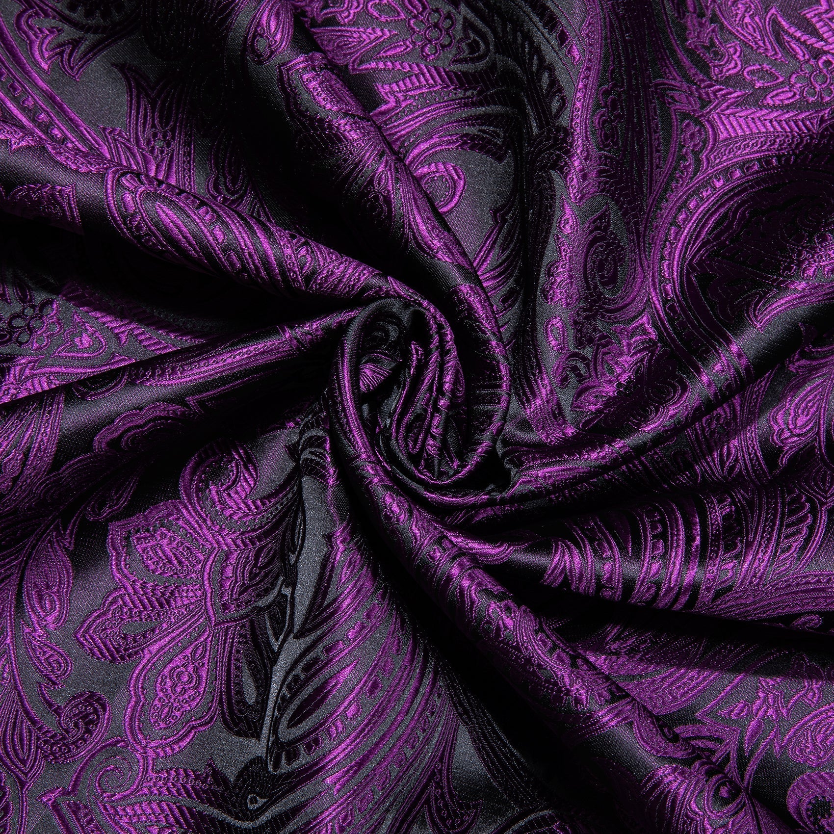GentCrest Black Paisley Men's Scarf - Image 5
