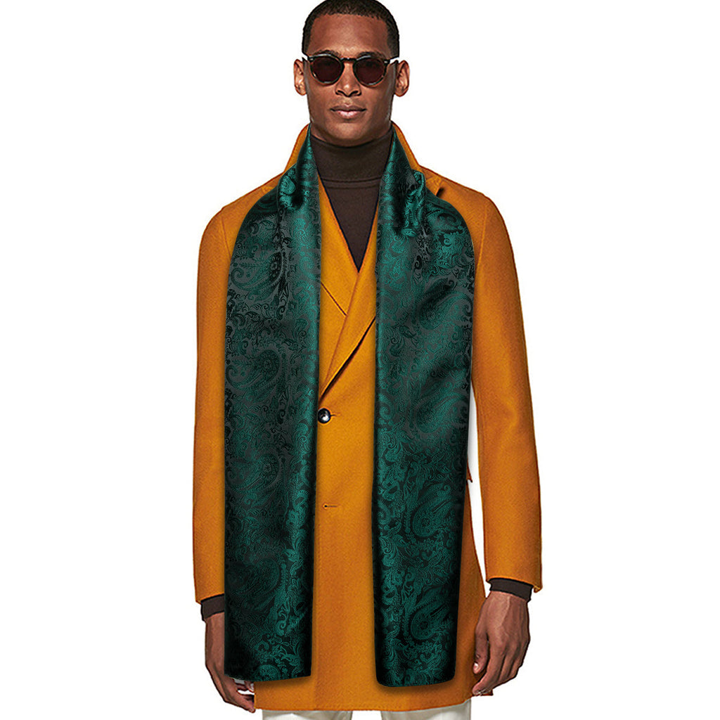 GentCrest Green Floral Scarf - Image 1