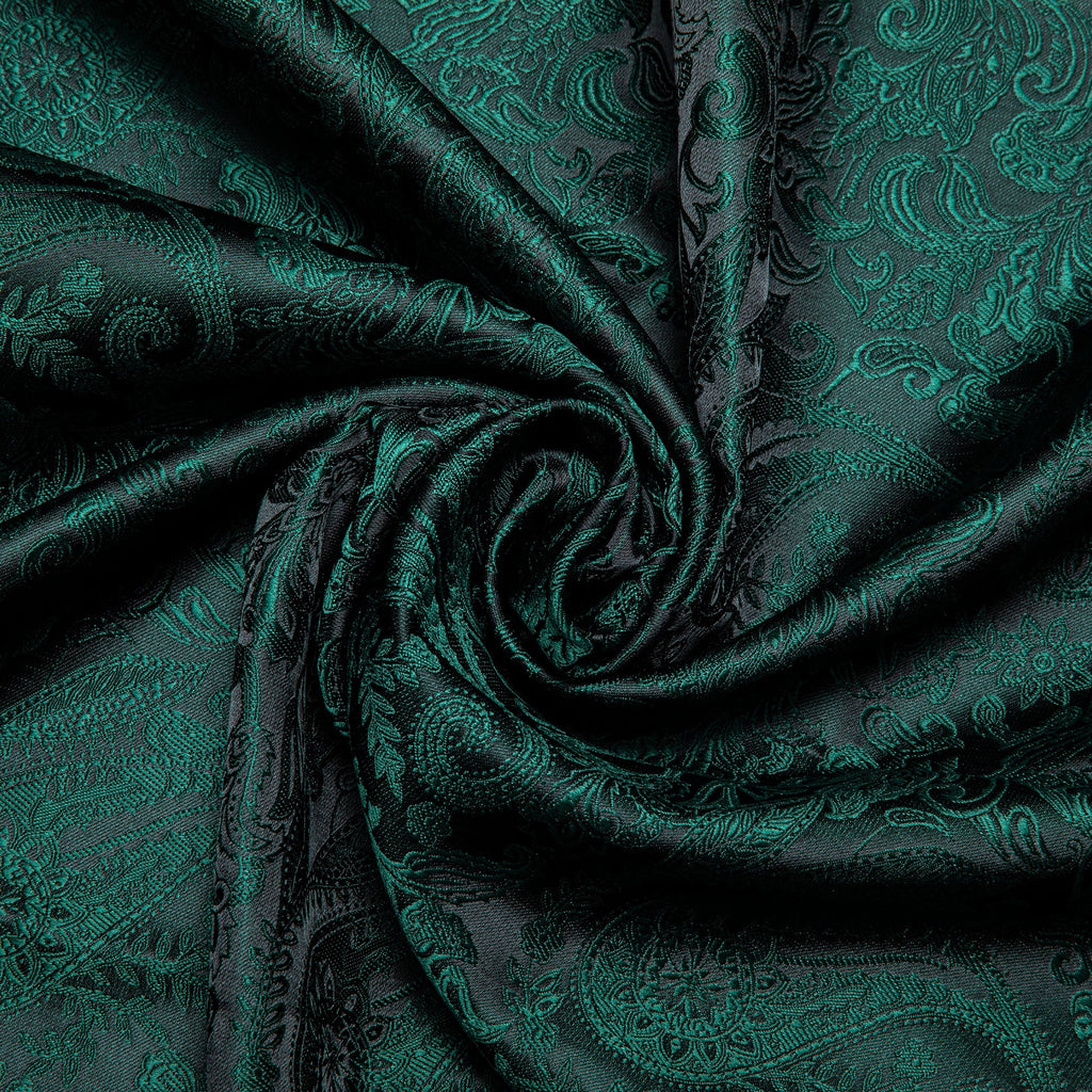 GentCrest Green Paisley Men's Scarf - Image 4