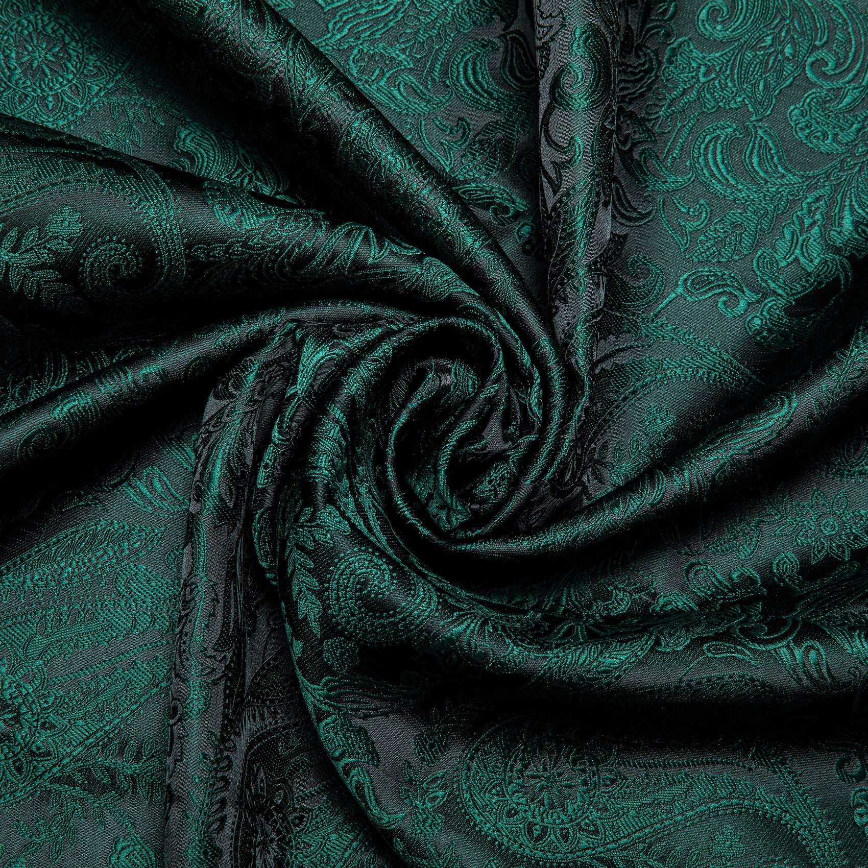 GentCrest Black Paisley Men's Scarf - Image 5