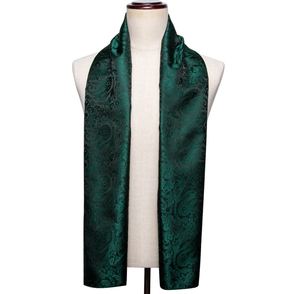 GentCrest Green Floral Scarf - Image 3