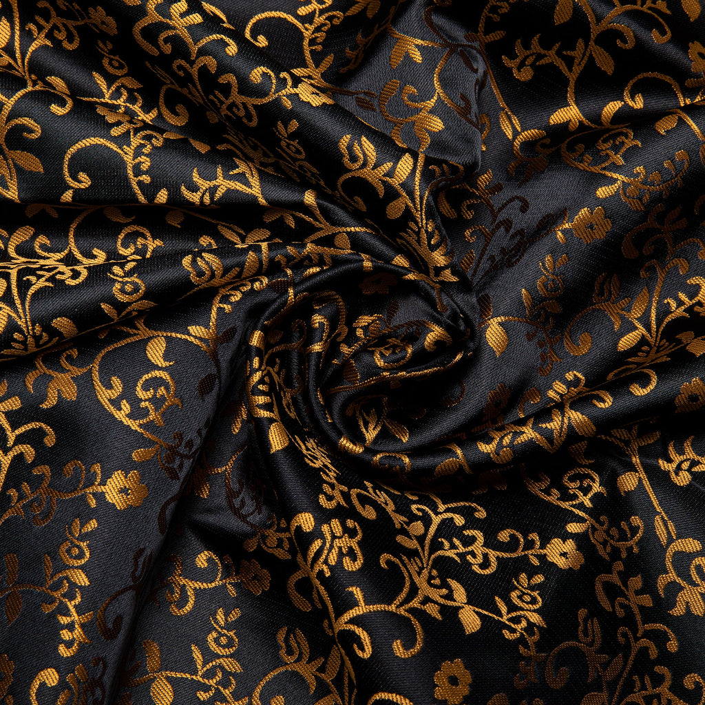 GentCrest Black Floral Men's Scarf - Image 4