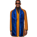 Luxury Blue Paisley Silk Scarf - GentCrest