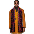 Luxury Black Red Flower Silk Scarf - GentCrest