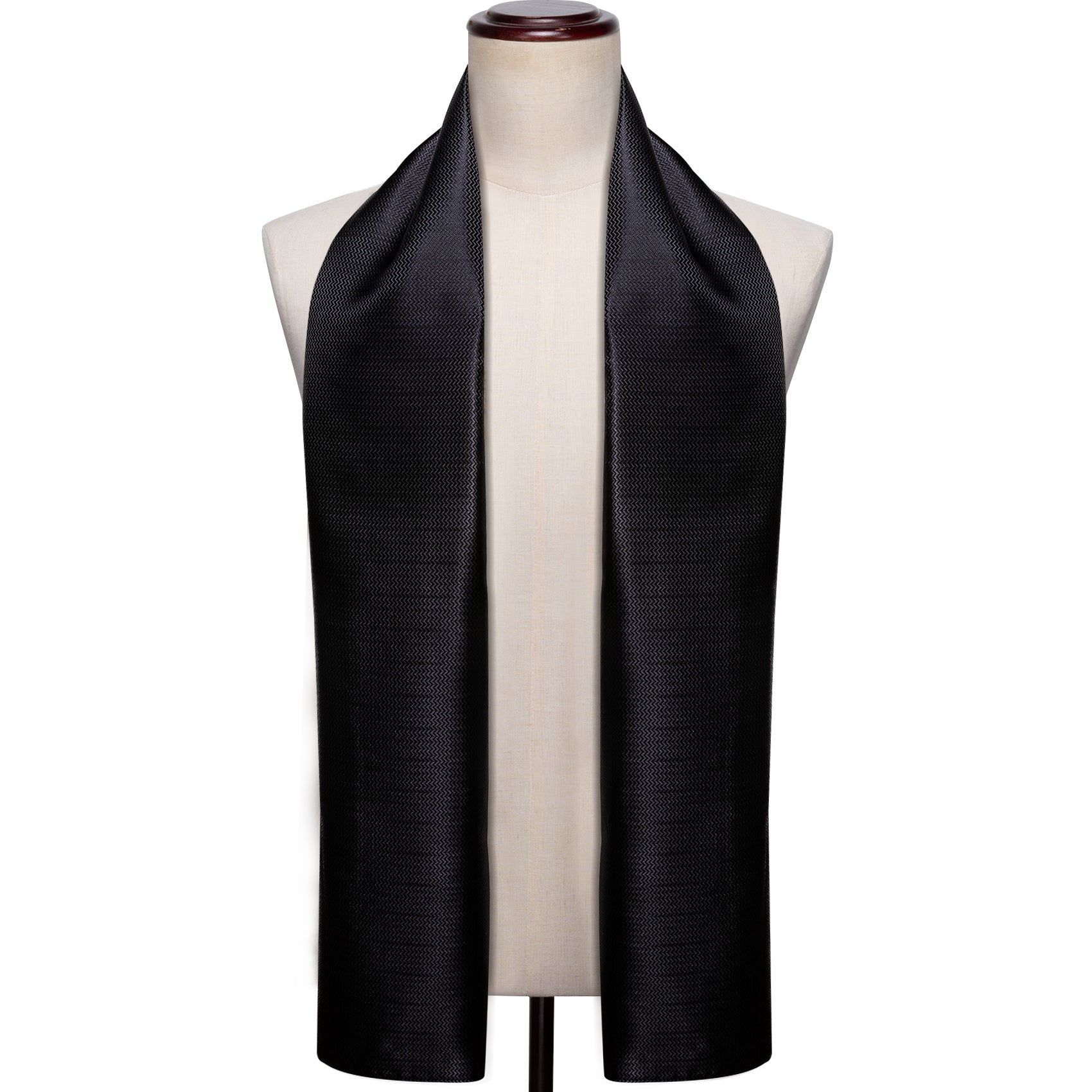 GentCrest Black Novelty Men's Scarf - Image 1