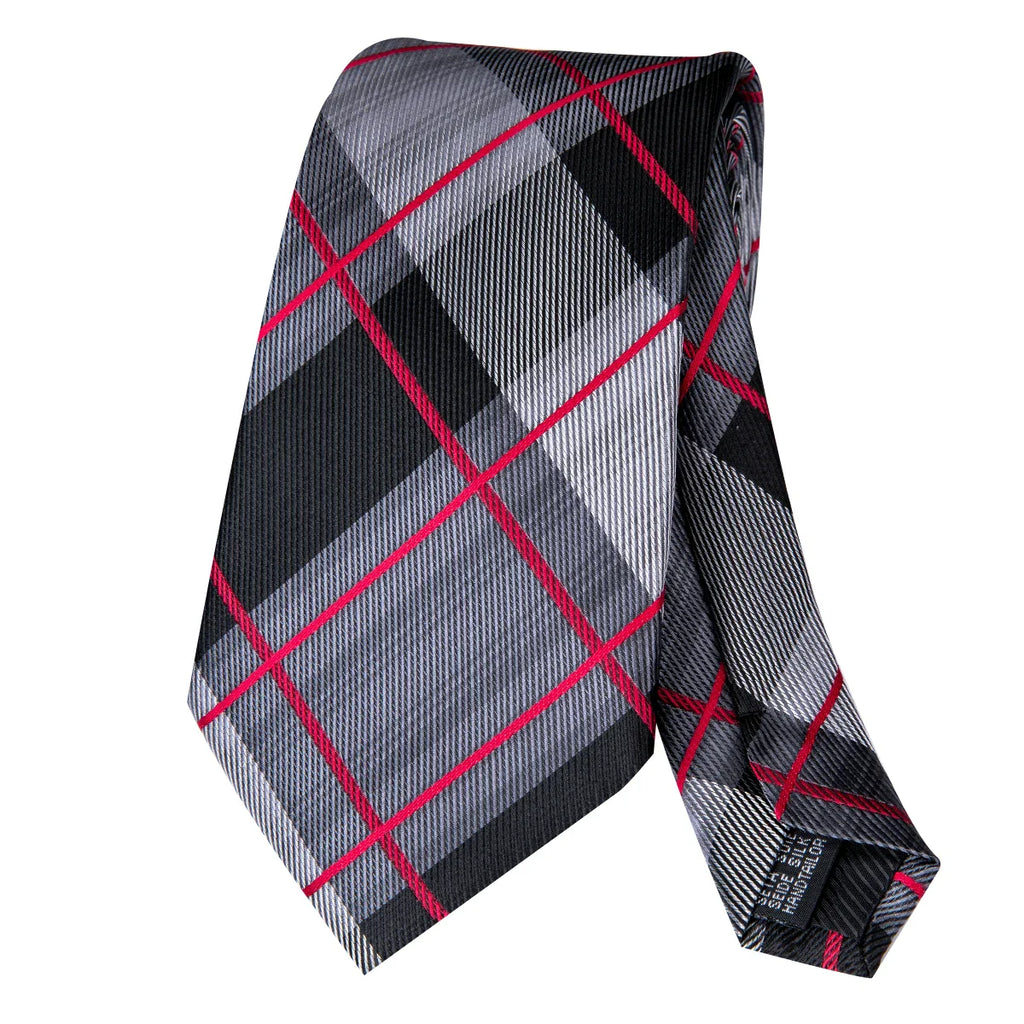 Hooded Crow Silk Tie Set - GentCrest - View 3