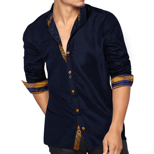 Black Elegant Dress Shirt - GentCrest