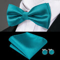 GentCrest Blue Solid Bowtie Set - Image 1