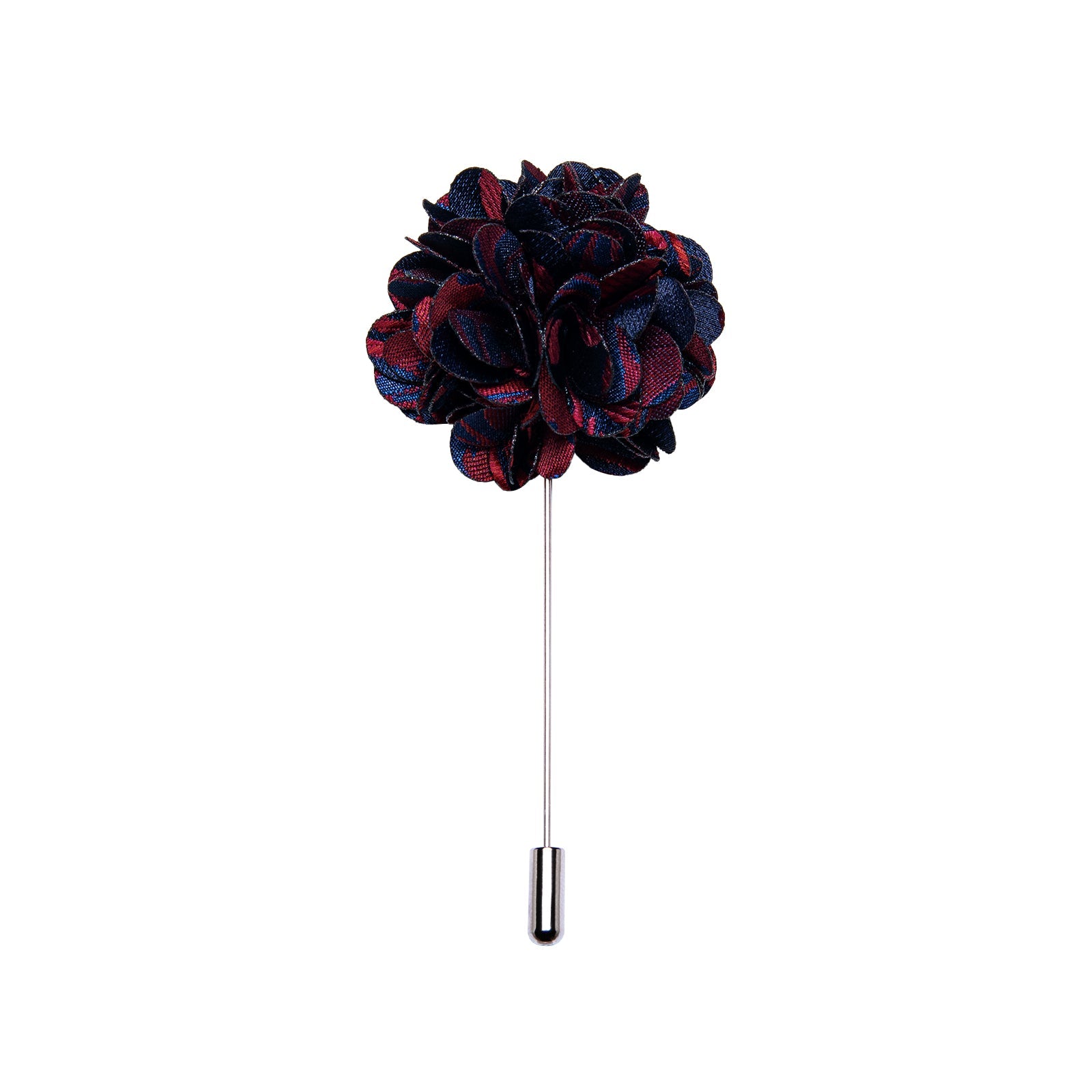 GentCrest Blue Red Floral Men's Accessories Lapel Pin