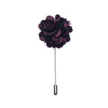GentCrest Dark Red Floral Men's Accessories Lapel Pin