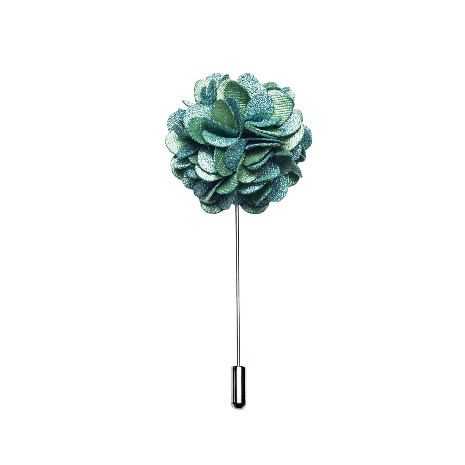 GentCrest Mint Green Floral Men's Accessories Lapel Pin