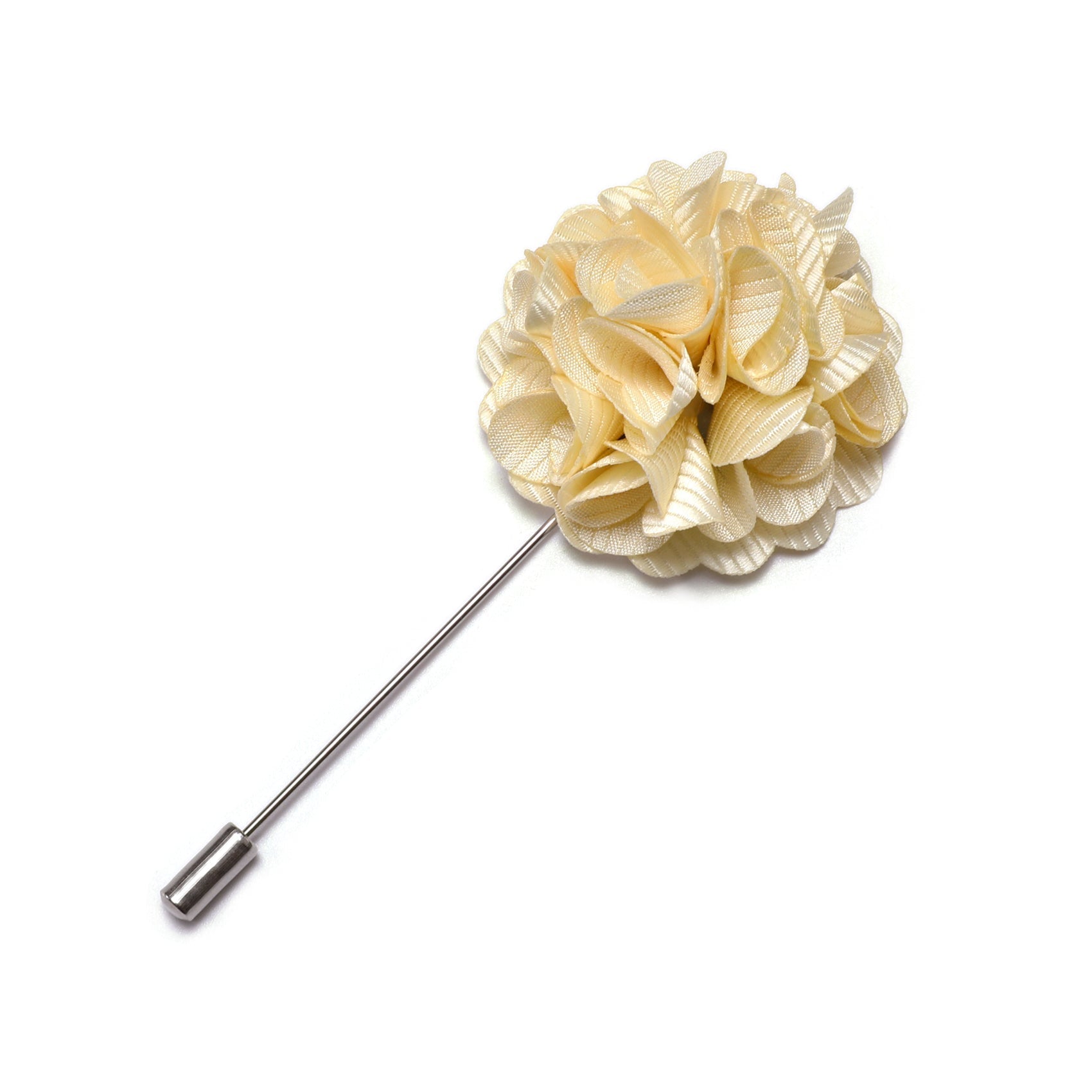 Vanilla Floral Lapel Pin - GentCrest