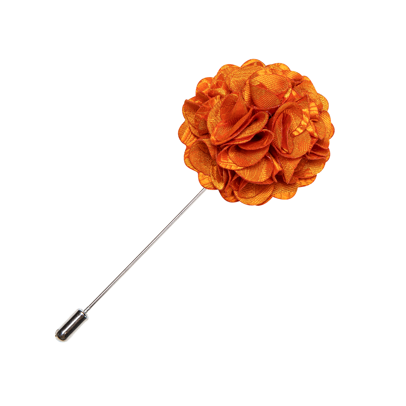 GentCrest Orange Floral Lapel Pin - Image 2