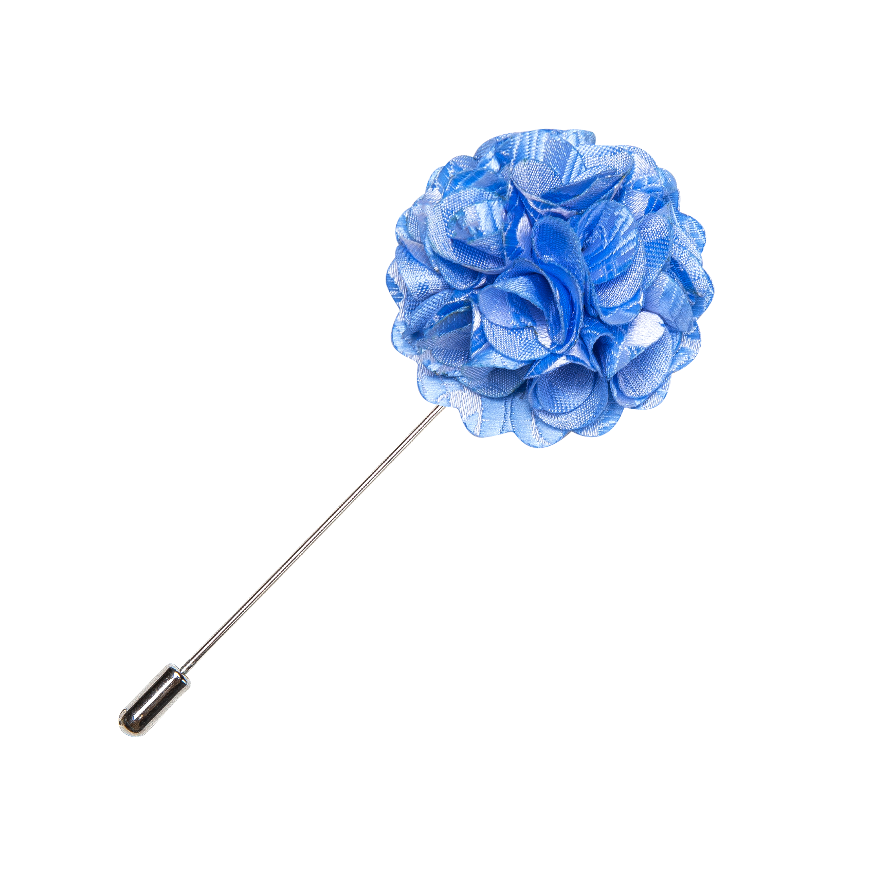GentCrest Blue Floral Lapel Pin - Image 2