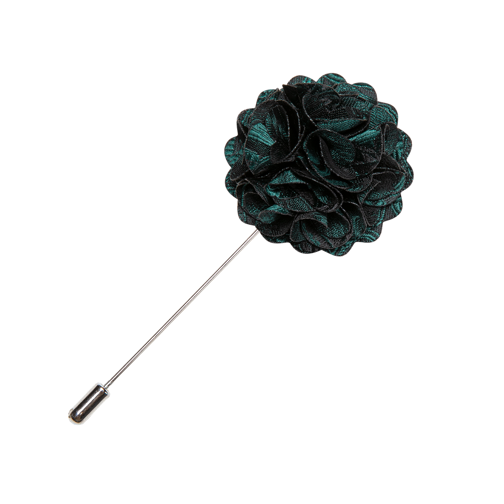 GentCrest Green Floral Lapel Pin - Image 2