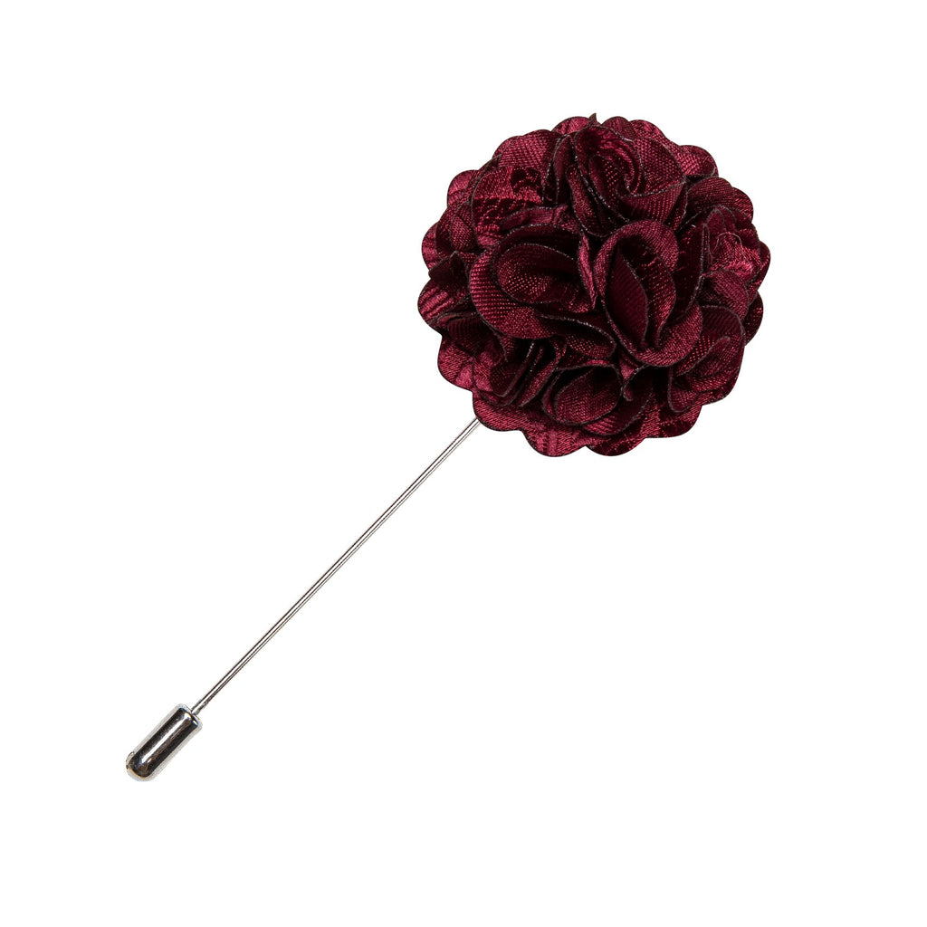 GentCrest Red Floral Lapel Pin - Image 1