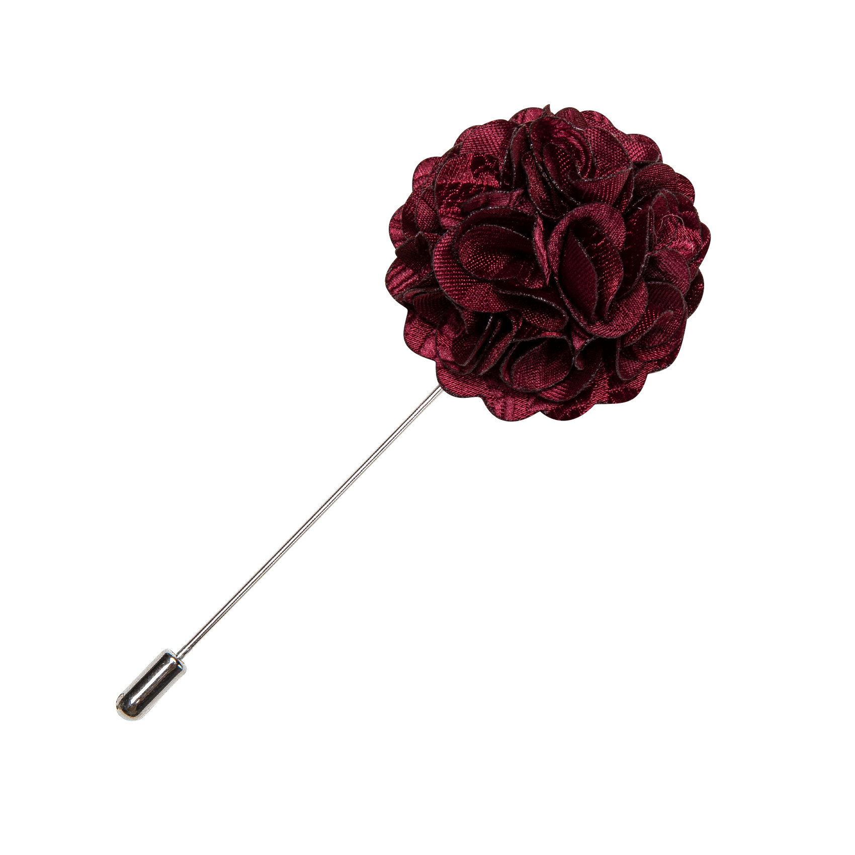 GentCrest Red Floral Lapel Pin - Image 2