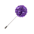 GentCrest Purple Floral Lapel Pin - Image 1
