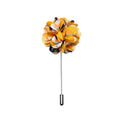 Yellow Floral Men's Accessories Lapel Pin