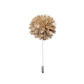 GentCrest Men's Tie Accessories Champagne Lapel Pin Brooch Classic