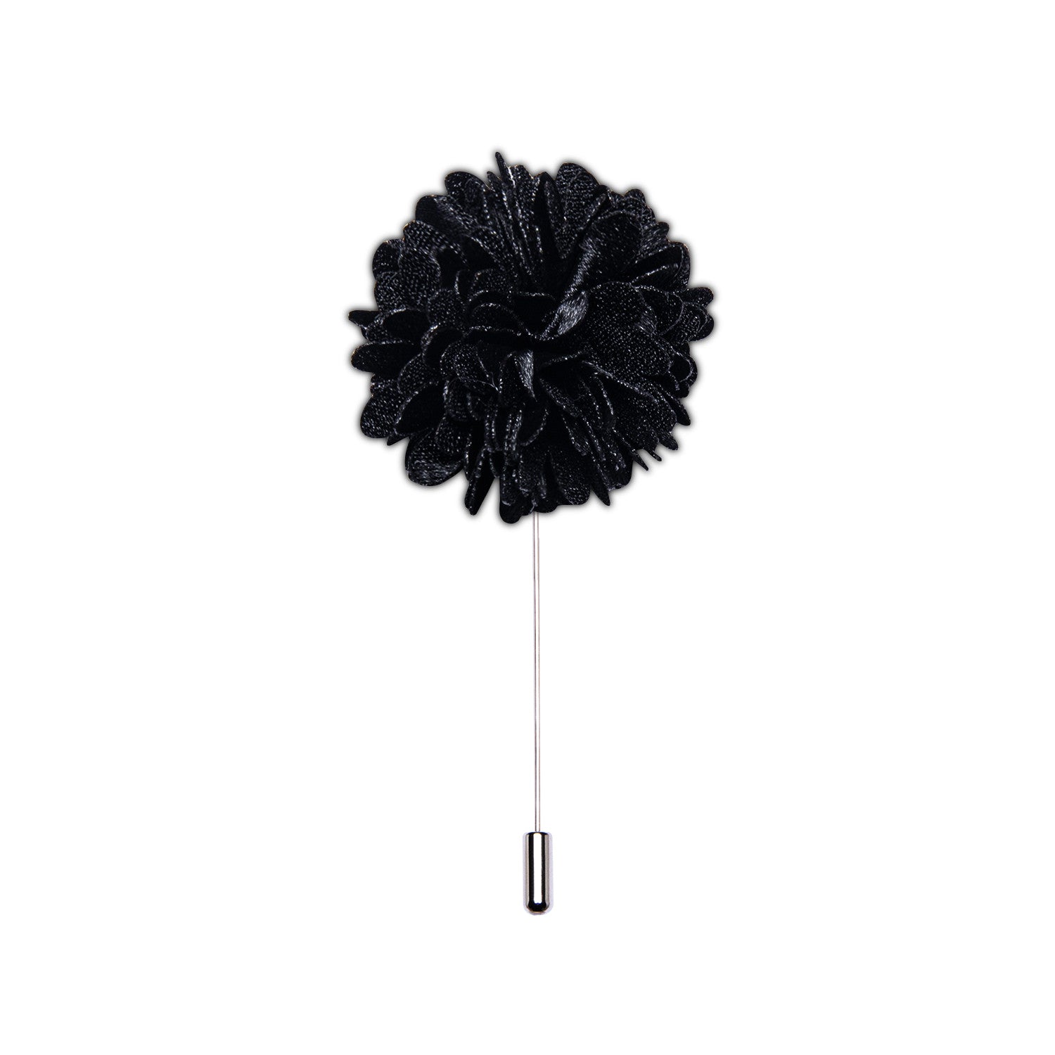 GentCrest Men's Tie Accessories Black Lapel Pin Brooch
