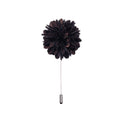 GentCrest Tie Accessories Pecan Brown Floral Lapel Pin Brooch for Men