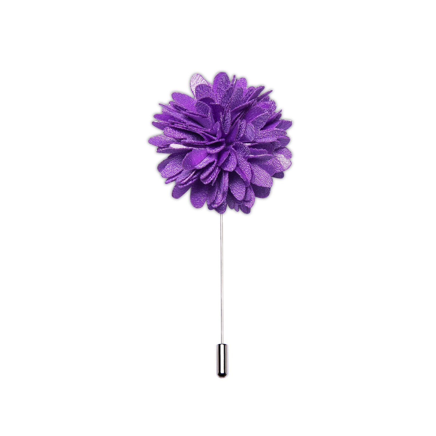 GentCrest Tie Accessories Amethyst Purple Floral Lapel Pin Brooch for Men