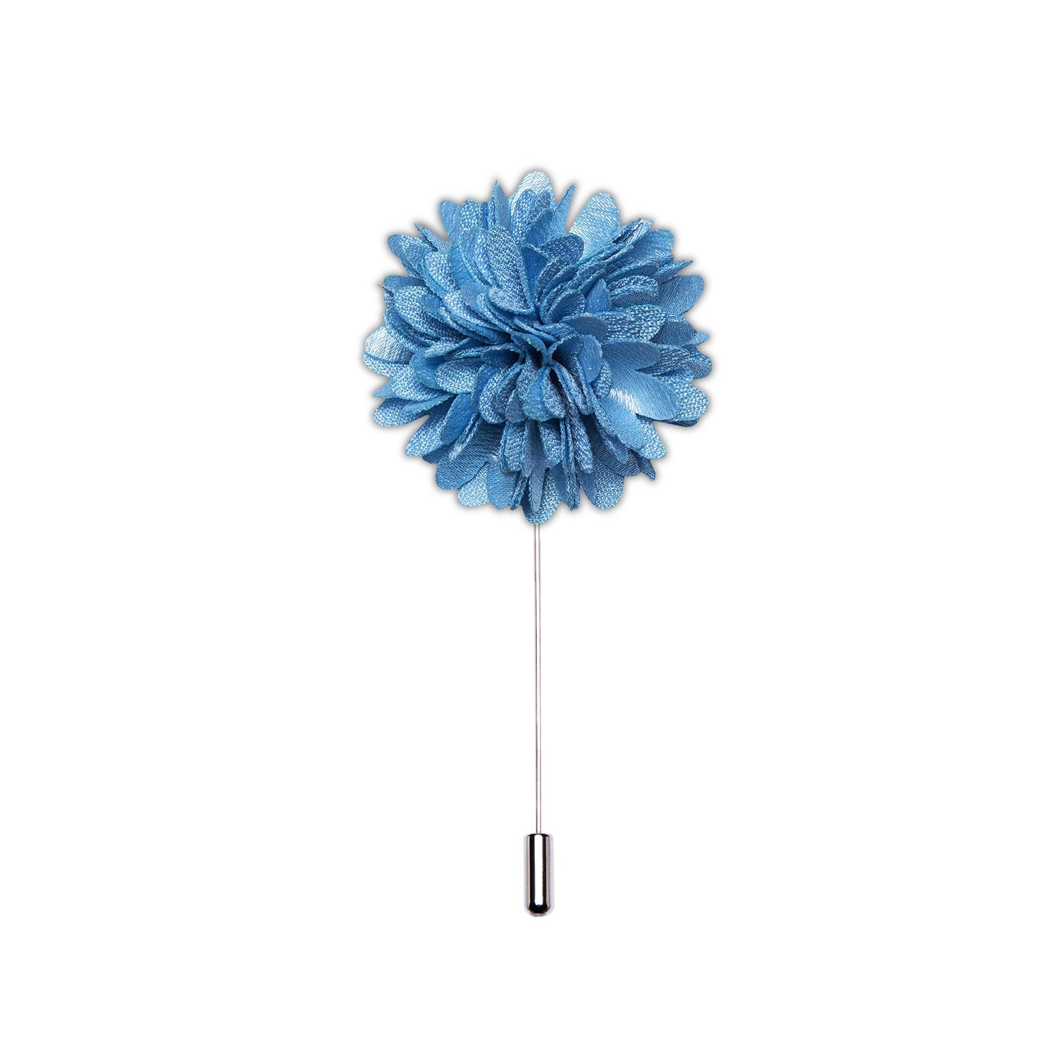 GentCrest Men's Tie Accessories Fashion Blue Lapel Pin Brooch