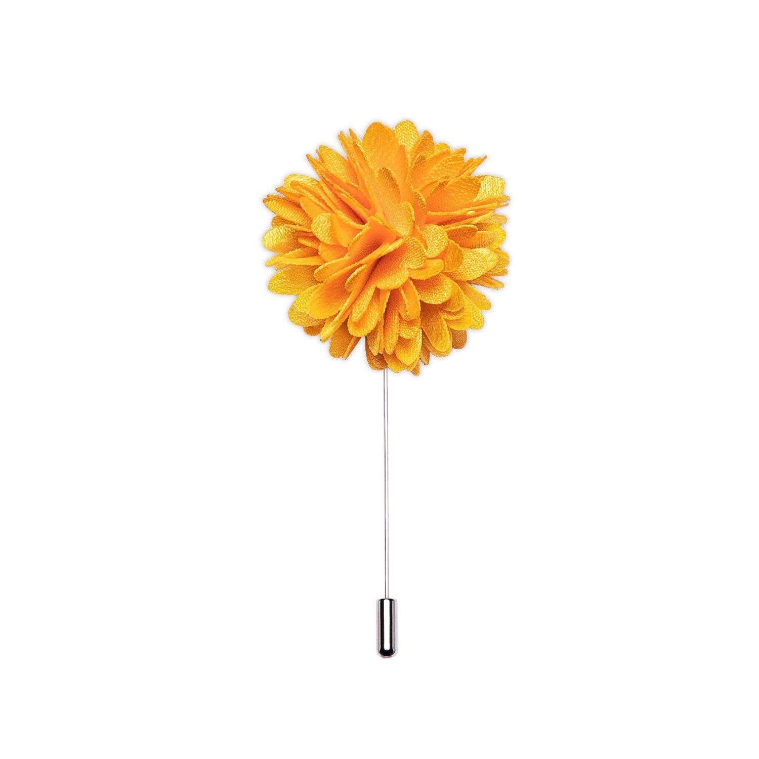 GentCrest Tie Accessories Gold Floral Lapel Pin Brooch for Men