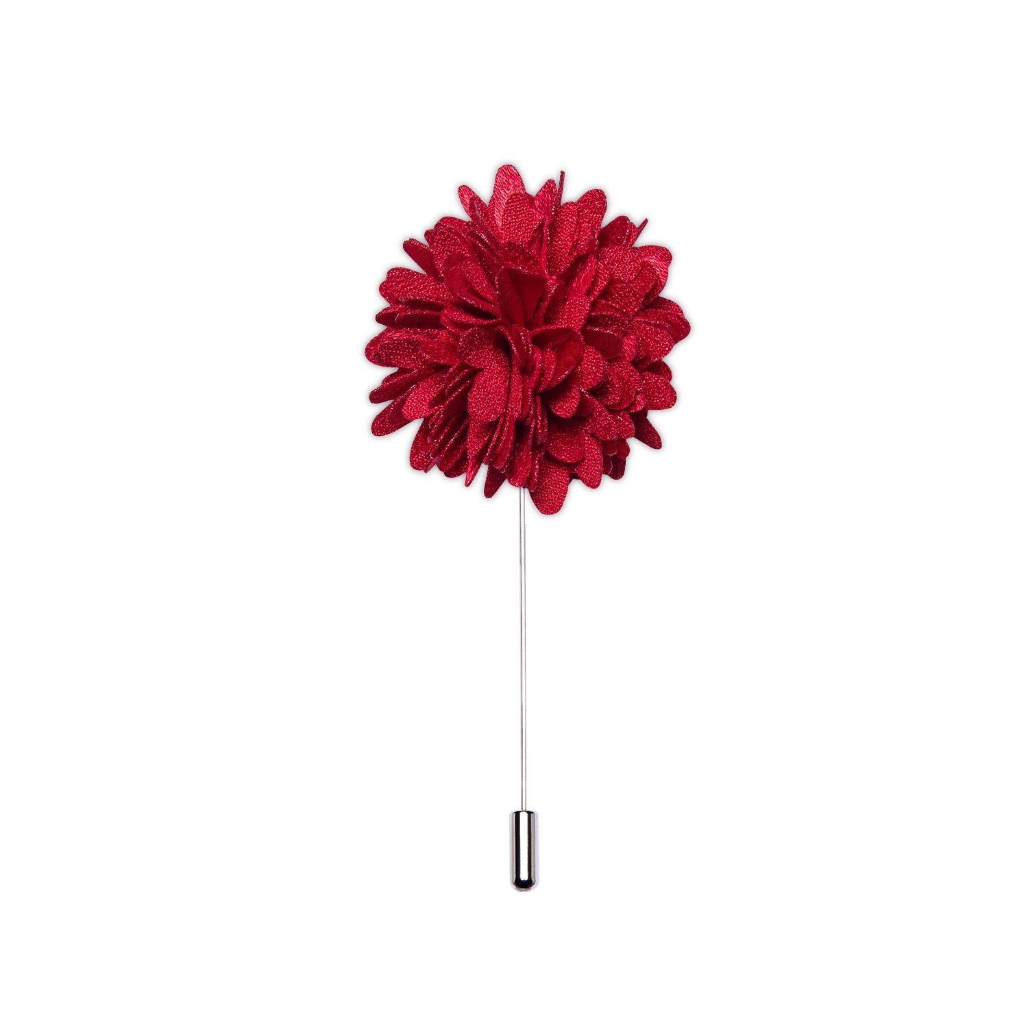 GentCrest Men's Tie Accessories Fire Brick Red Lapel Pin Brooch Wedding