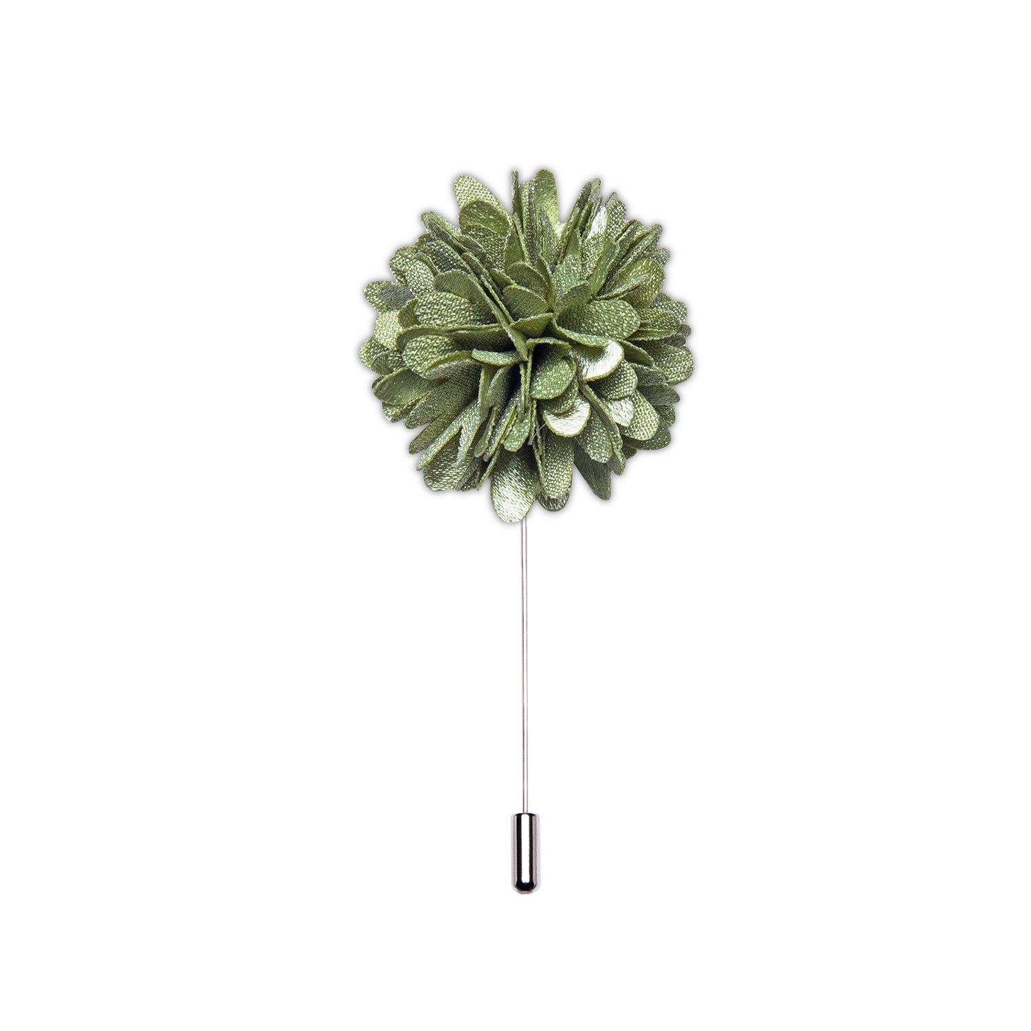 GentCrest Men's Tie Accessories Sage Green Lapel Pin Brooch