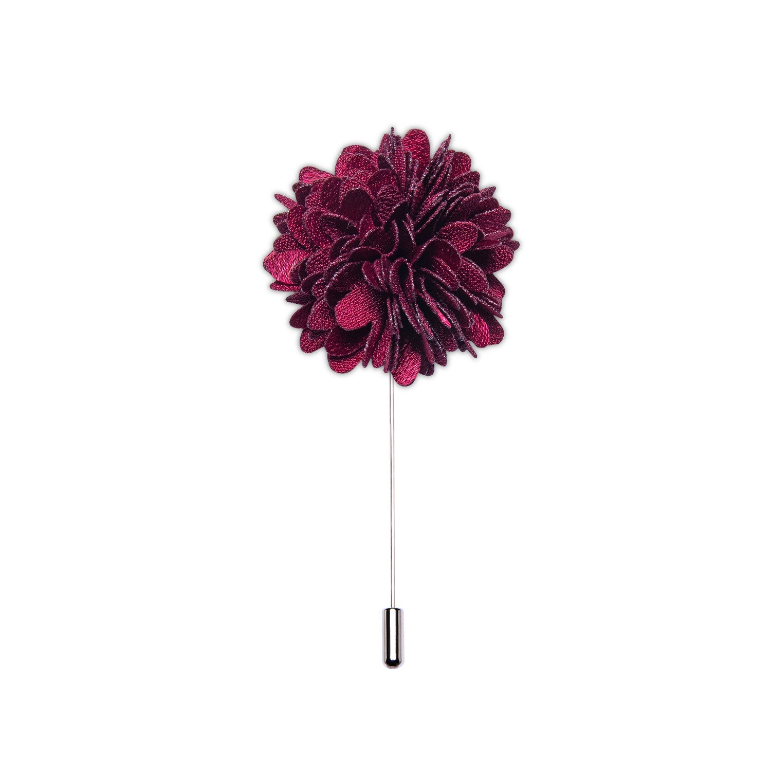 GentCrest Men's Tie Accessories Purple Red Lapel Pin Brooch for Wedding