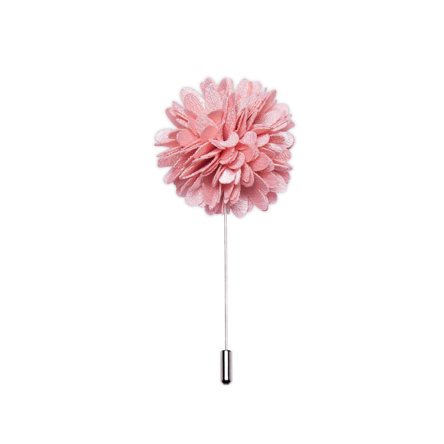 GentCrest Men's Tie Accessories Light Pink Floral Lapel Pin Brooch Hot
