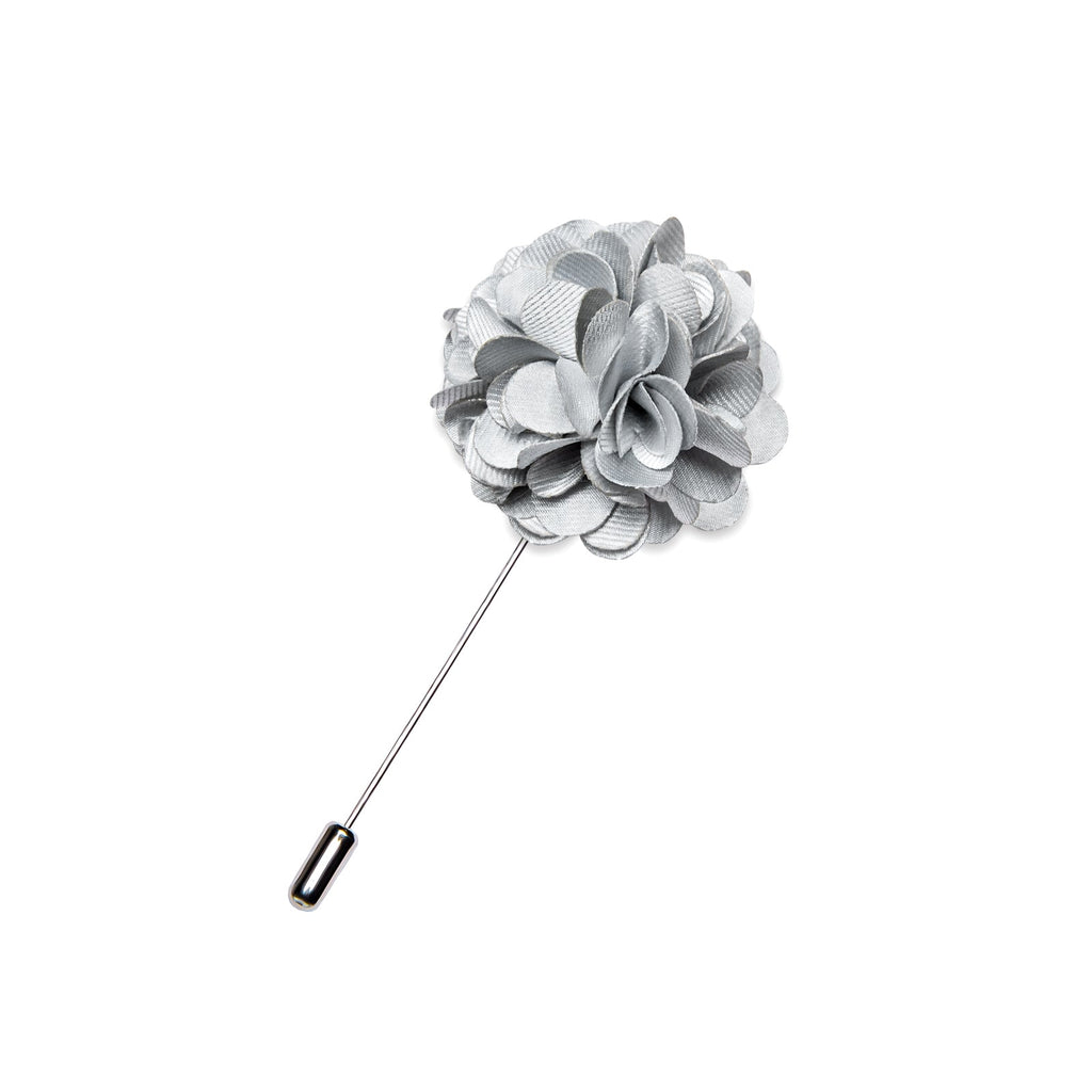 GentCrest Silver Floral Lapel Pin - Image 2