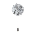 GentCrest Silver Floral Lapel Pin - Image 1