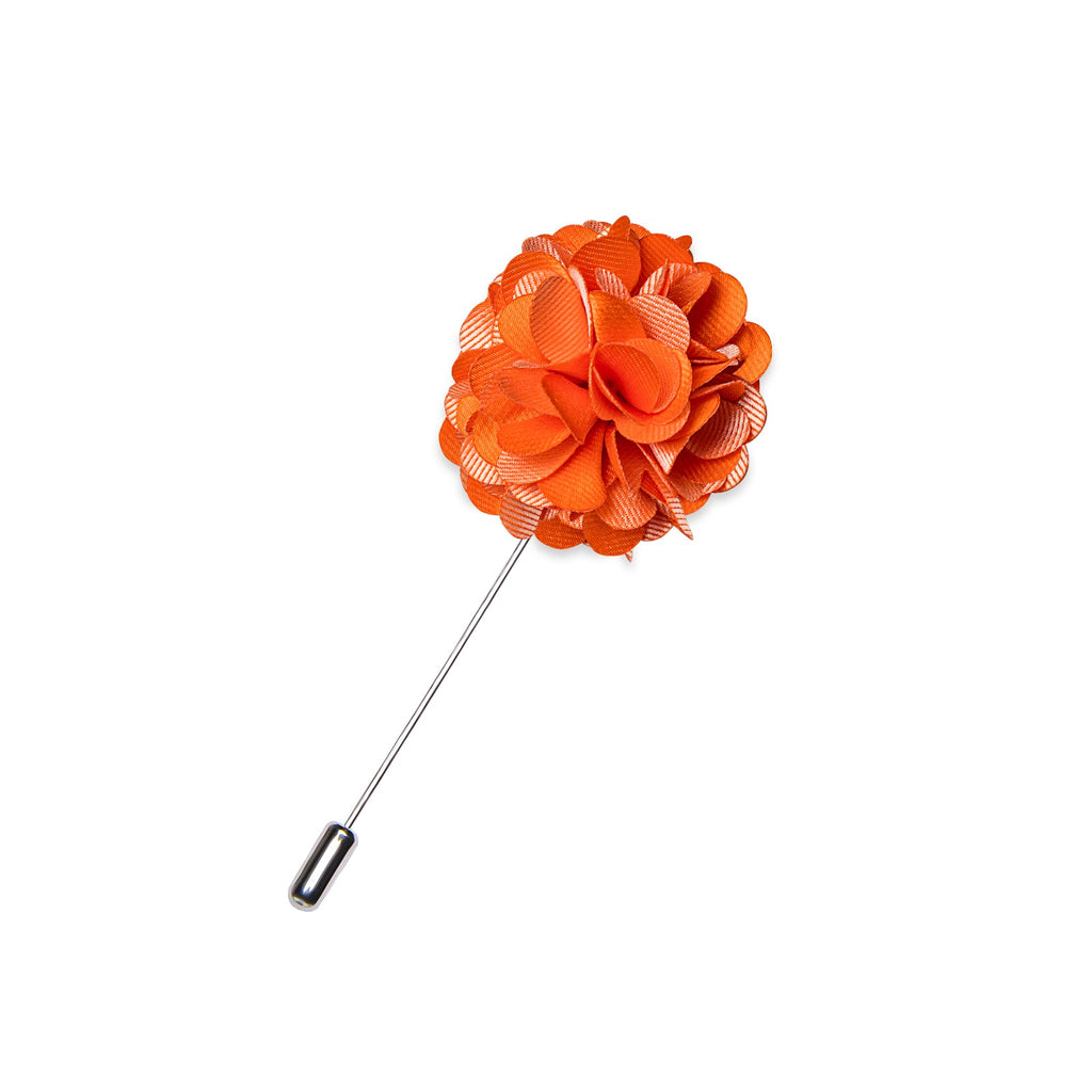GentCrest Orange Floral Lapel Pin - Image 2
