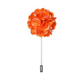 GentCrest Orange Floral Lapel Pin - Image 1