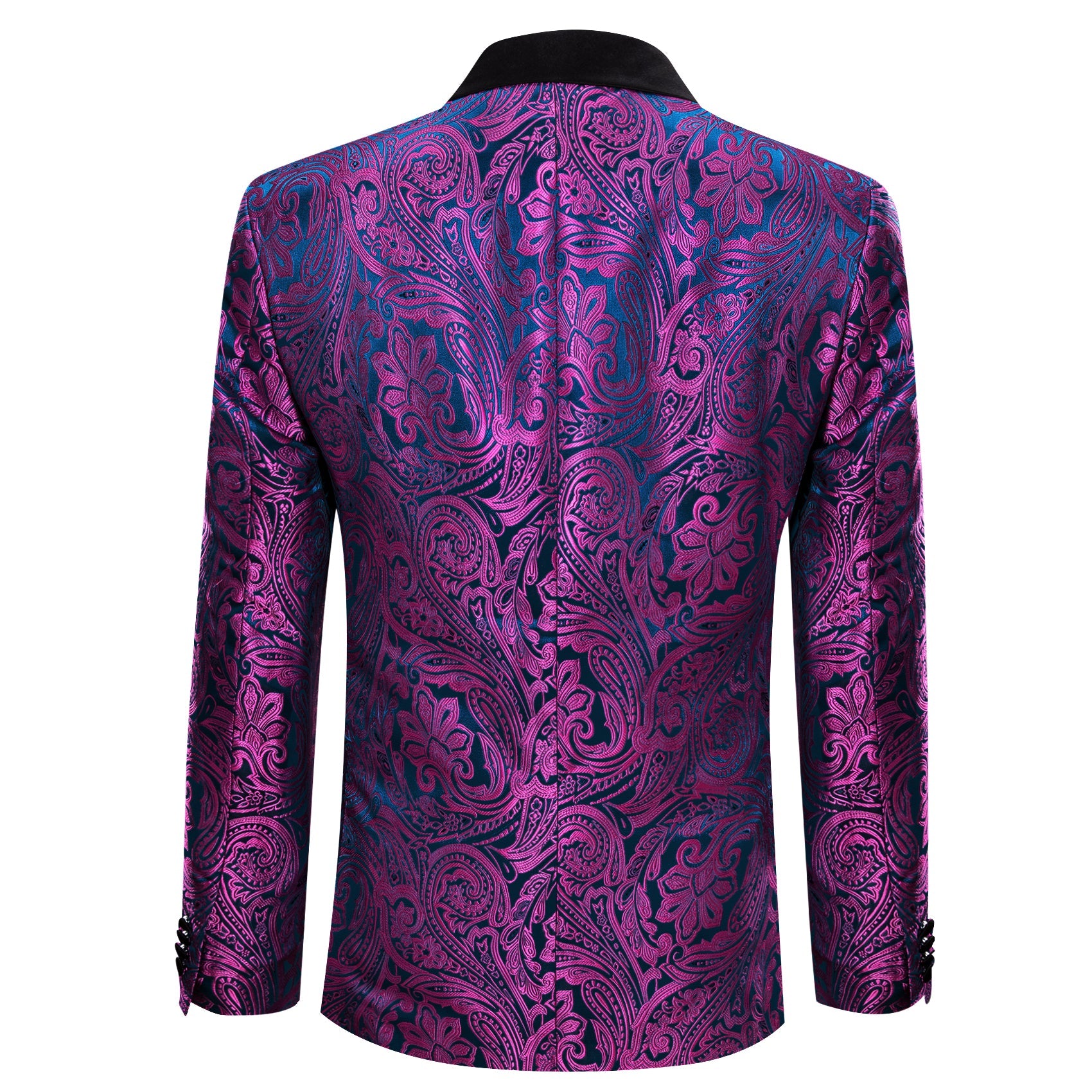 GentCrest Blue Paisley Suit - Image 3