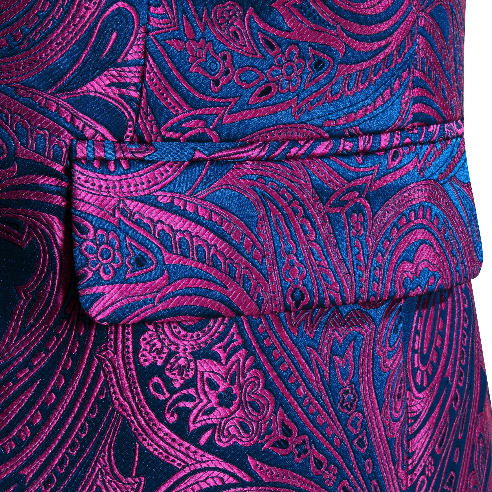 GentCrest Blue Paisley Suit - Image 7