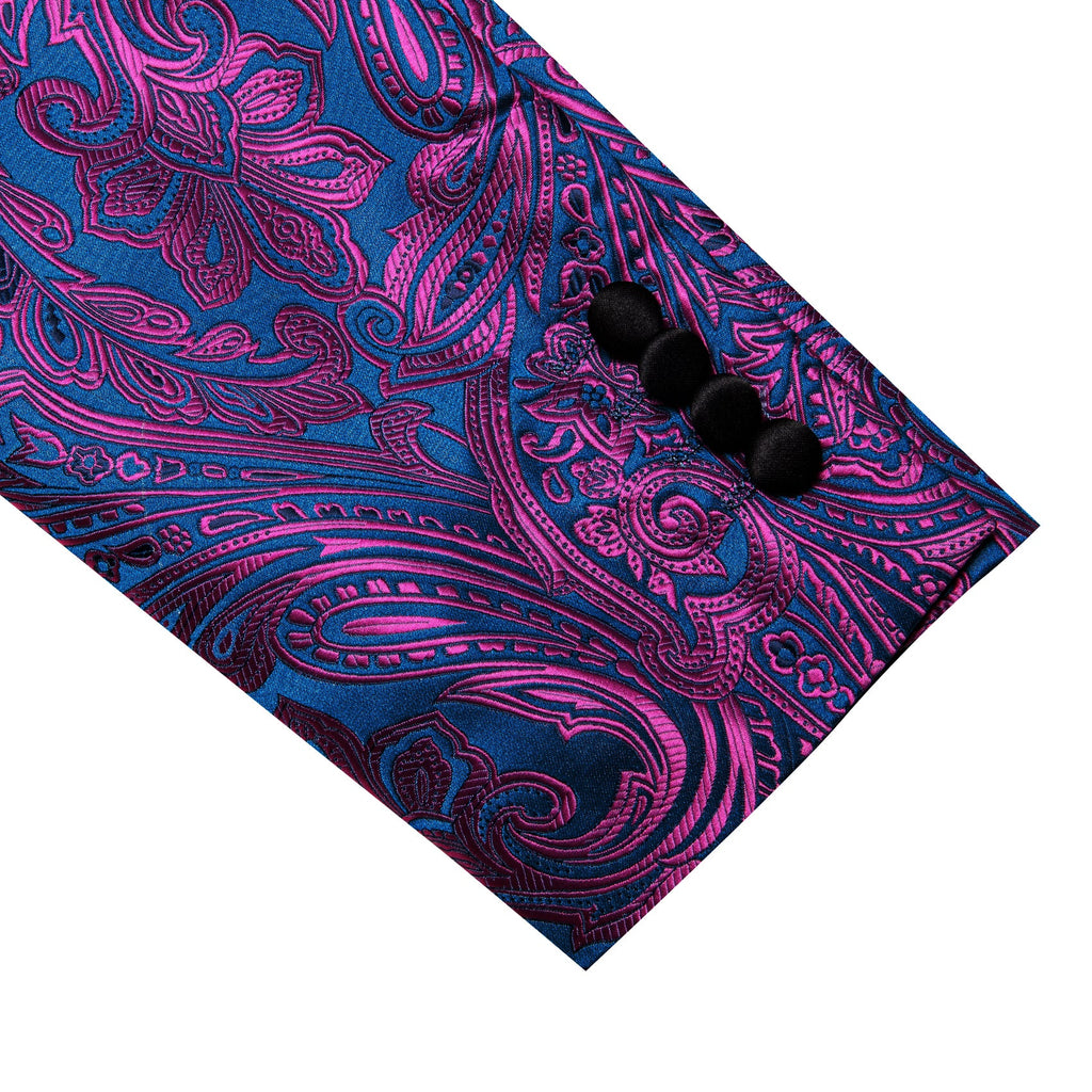 GentCrest Blue Paisley Suit - Image 9