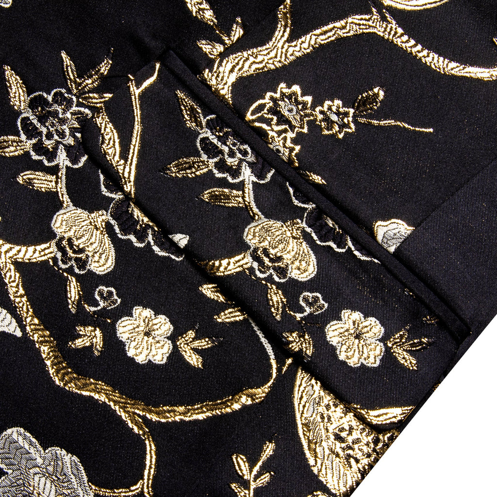 GentCrest Black Floral Suit - Image 4