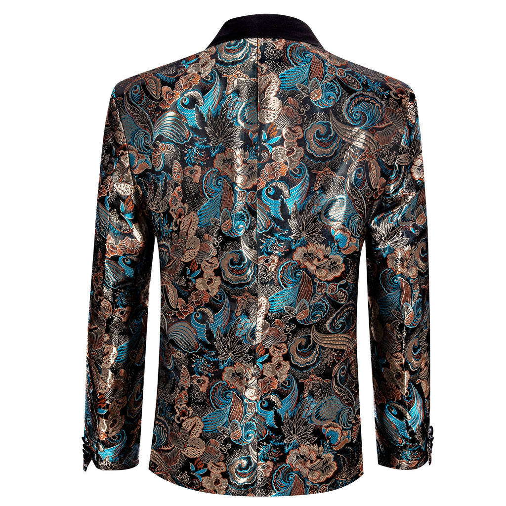 GentCrest Blue Floral Suit - Image 3