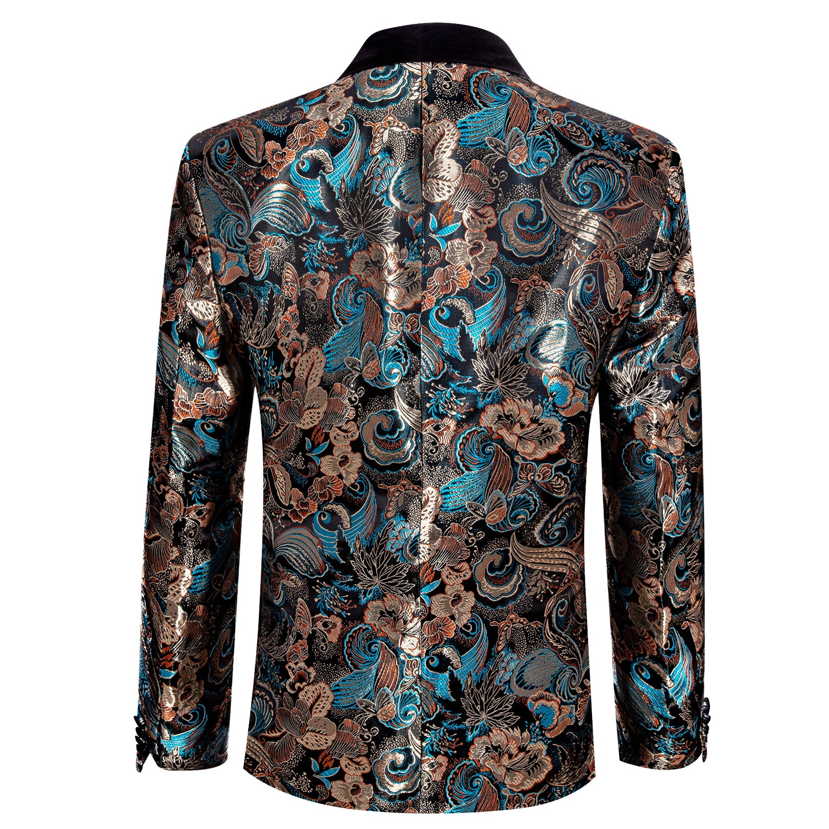 GentCrest Blue Floral Suit - Image 3